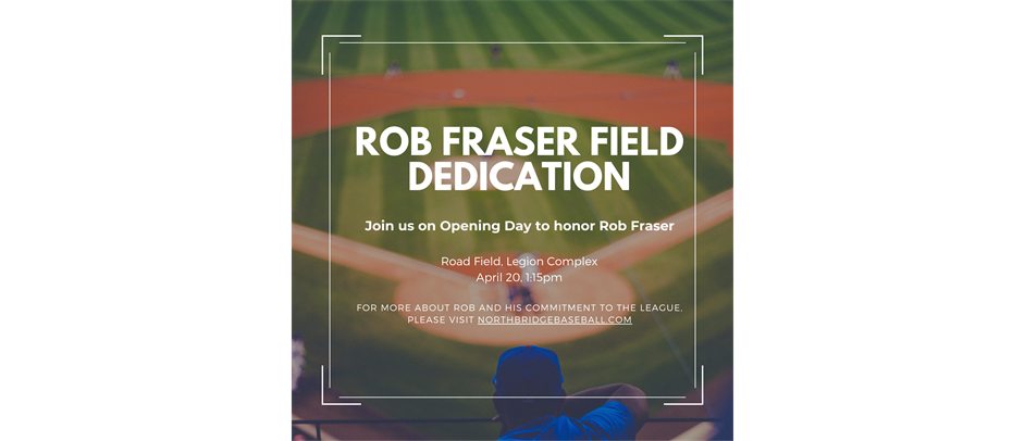 Rob Fraser Field Dedication
